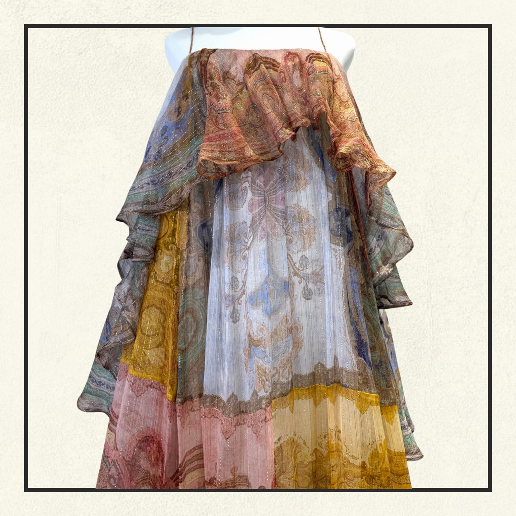 SUNDANCE SILK BLEND MAXI DRESS