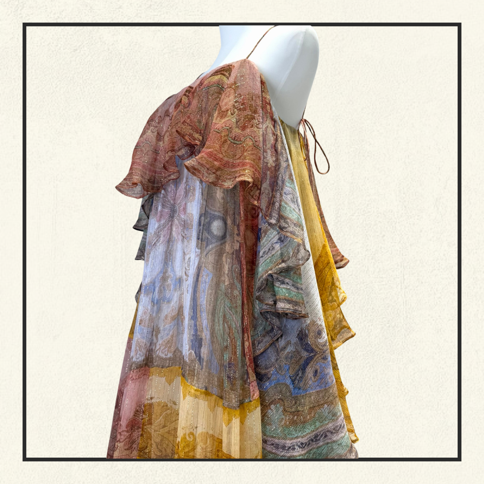 SUNDANCE SILK BLEND MAXI DRESS
