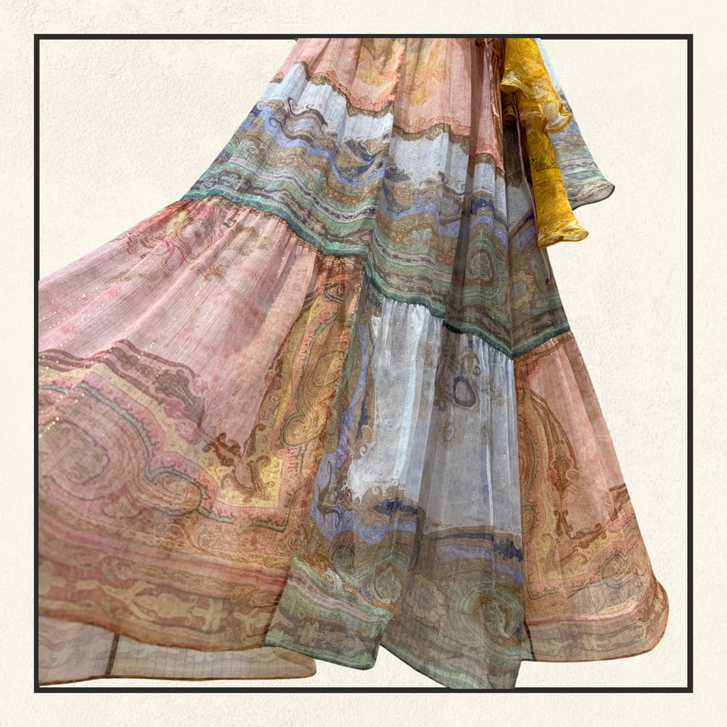 SUNDANCE SILK BLEND MAXI DRESS