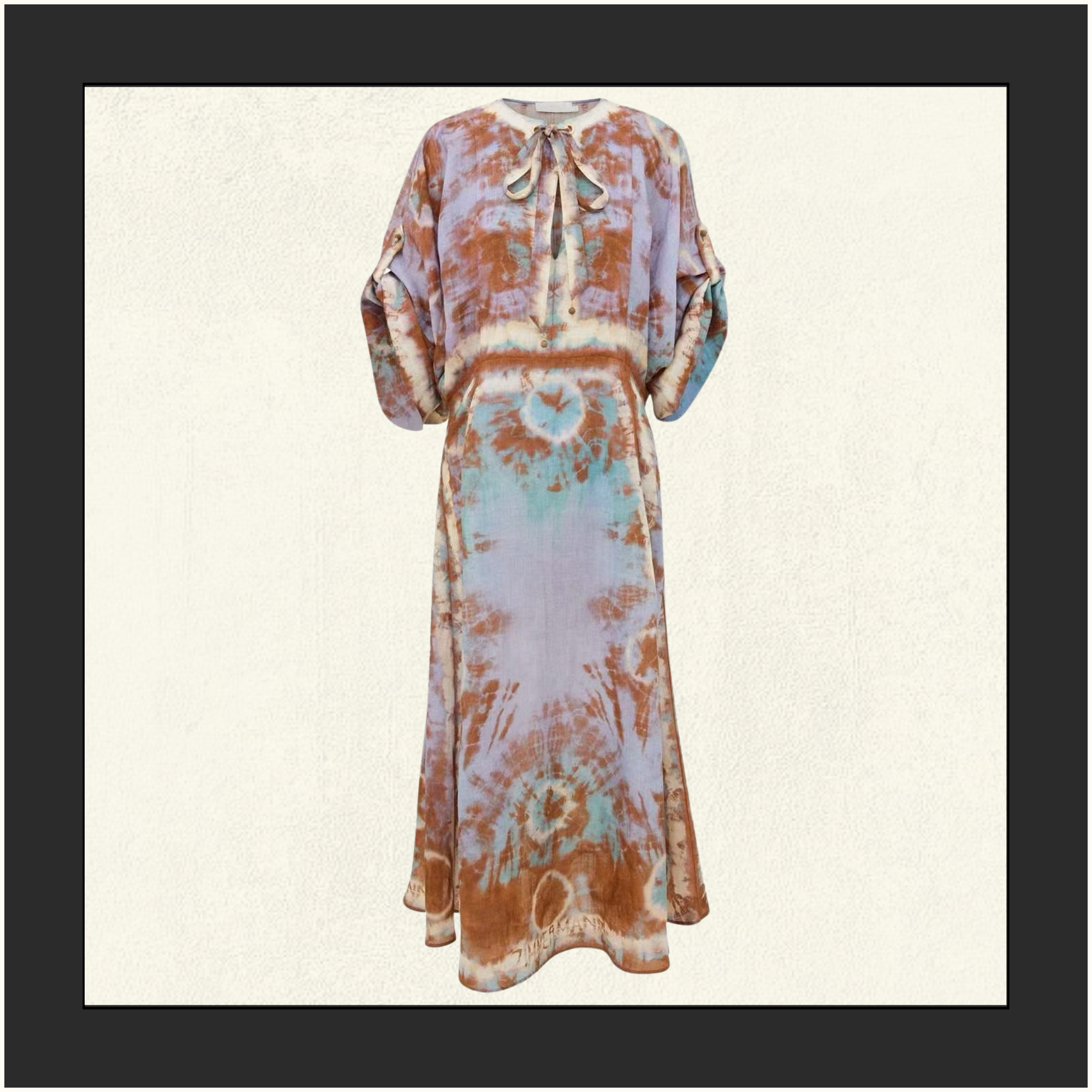 SUNDANCE RELAXED MIDI DRESS