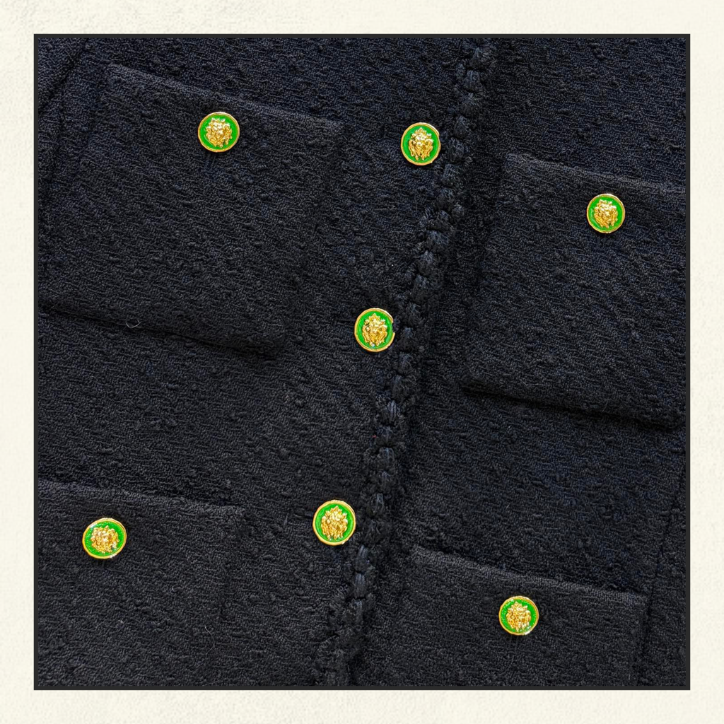 SHORT SLEEVES TWEED JACKET