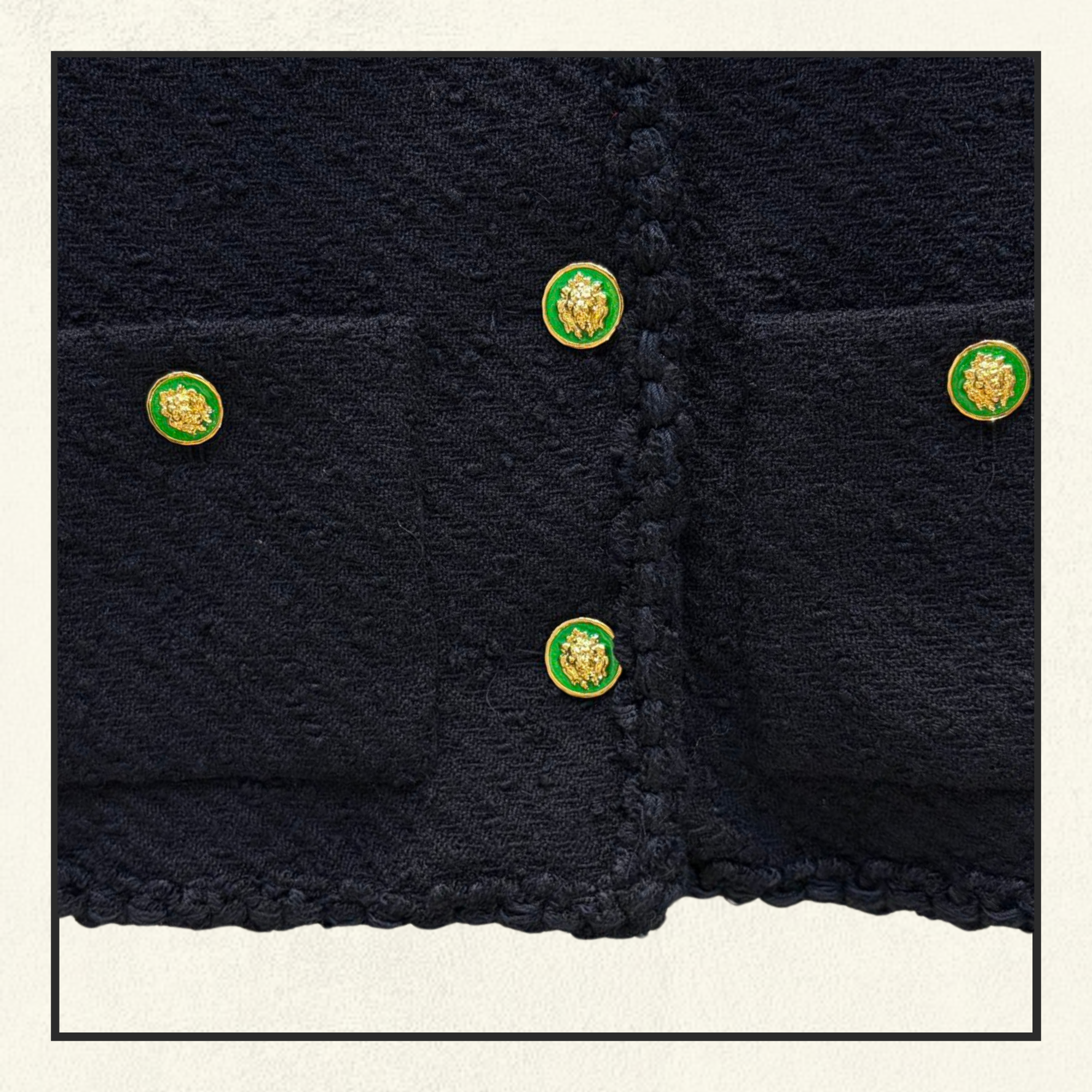 SHORT SLEEVES TWEED JACKET