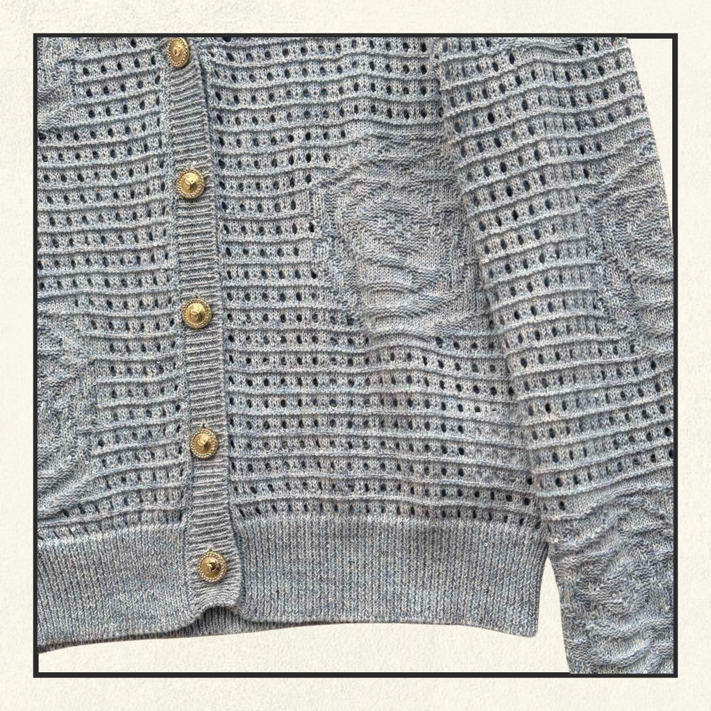 OPEN KNIT CARDIGAN