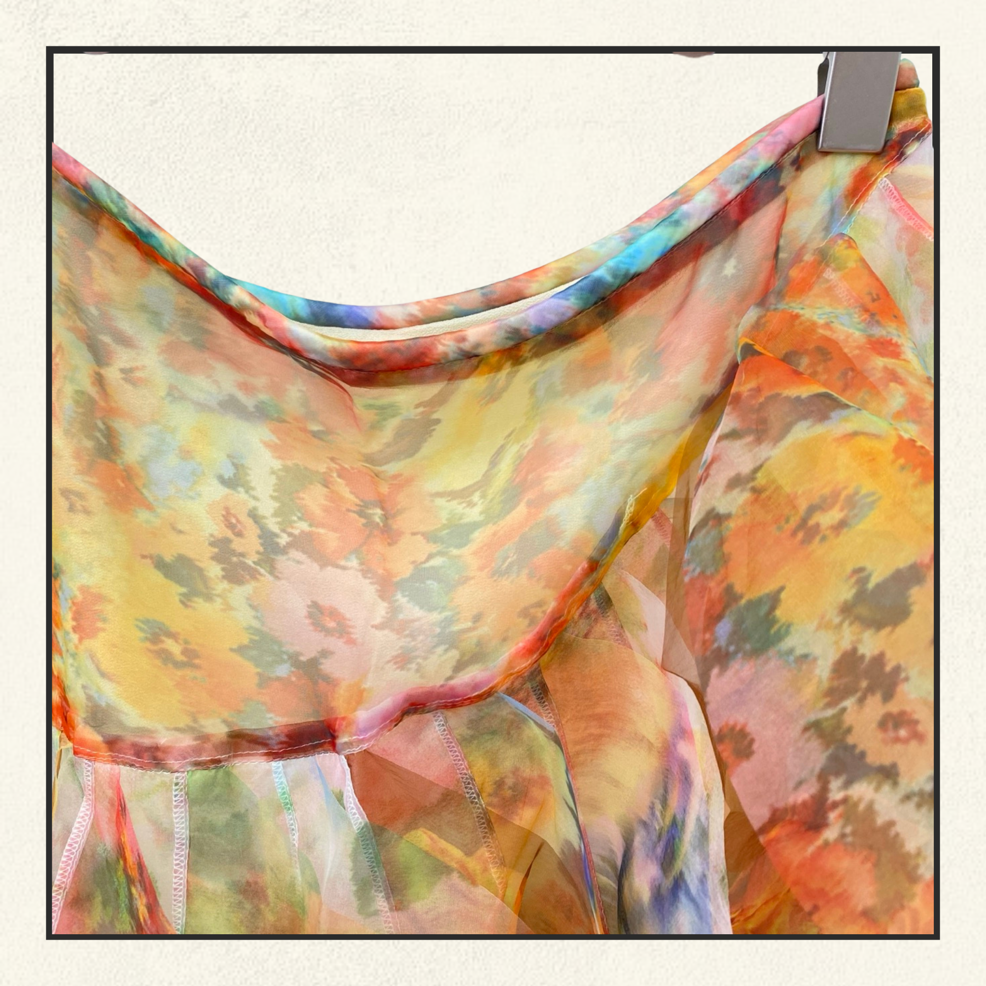 LUNA FANNED CAMISOLE & MAXI SKIRT
