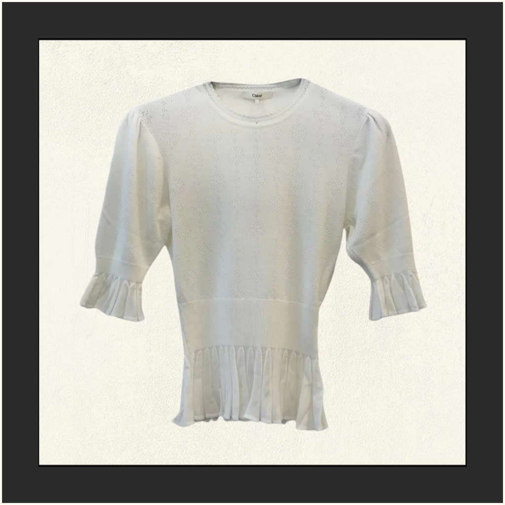 RUFFLED T-SHIRT