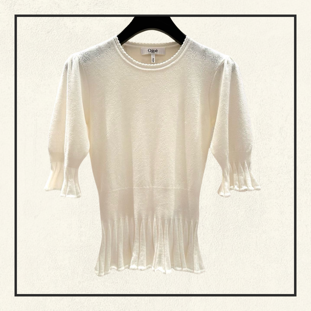 RUFFLED T-SHIRT