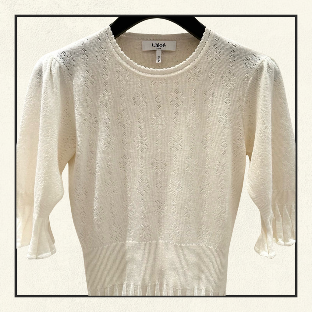 RUFFLED T-SHIRT